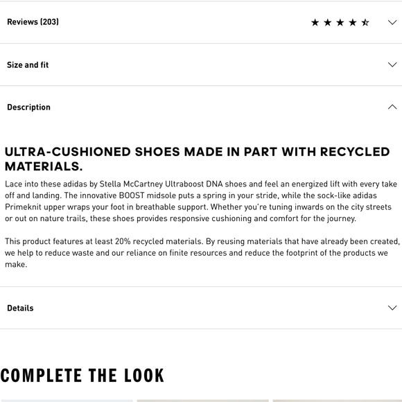 ADIDAS BY STELLA MCCARTNEY ULTRA BOOST DNA SIZE 7 NWT - Picture 12 of 13